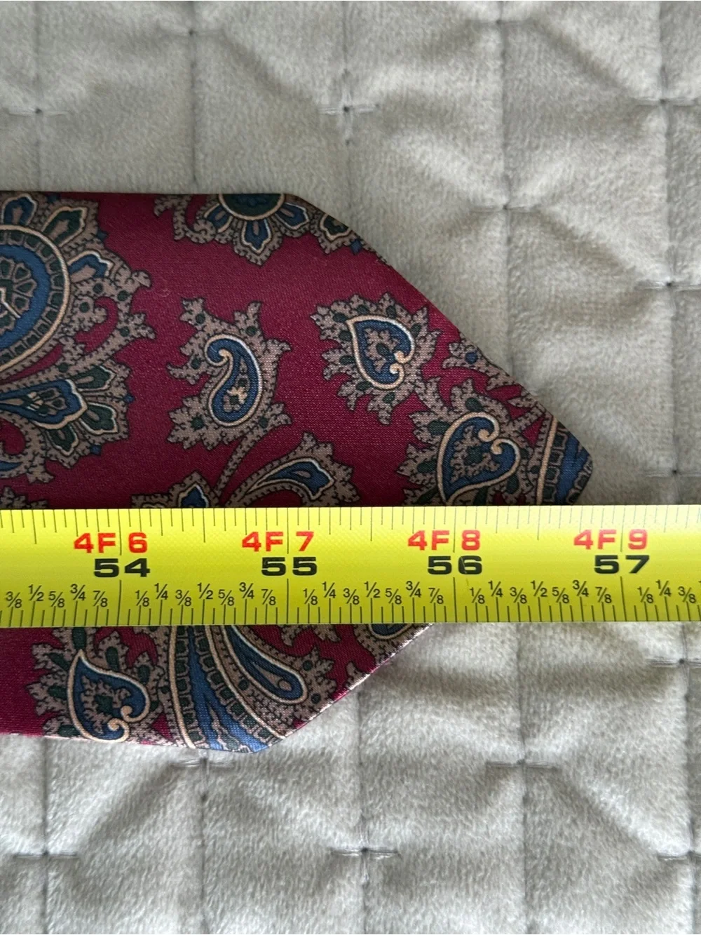 Men's Paisley Silk Tie - Pink